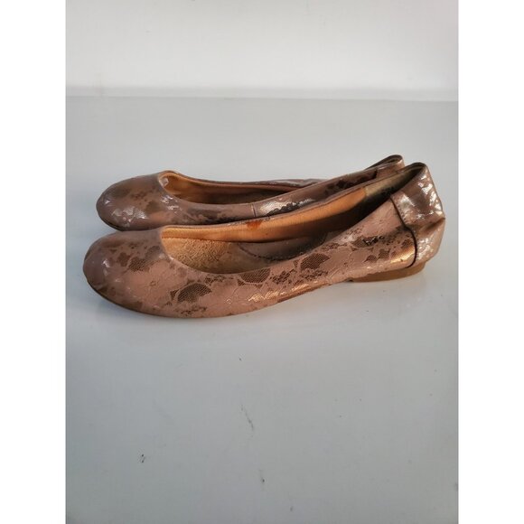 B.O.C. Bronze Leather  Casual Slip On Ballet Flats  Size 9.5 M - Picture 3 of 14